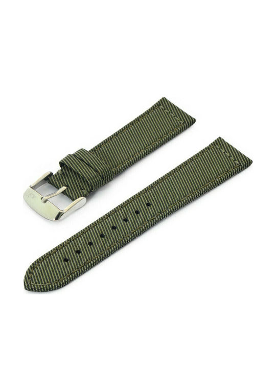 Morellato Corfu Riemen aus Stoff Khaki 20mm