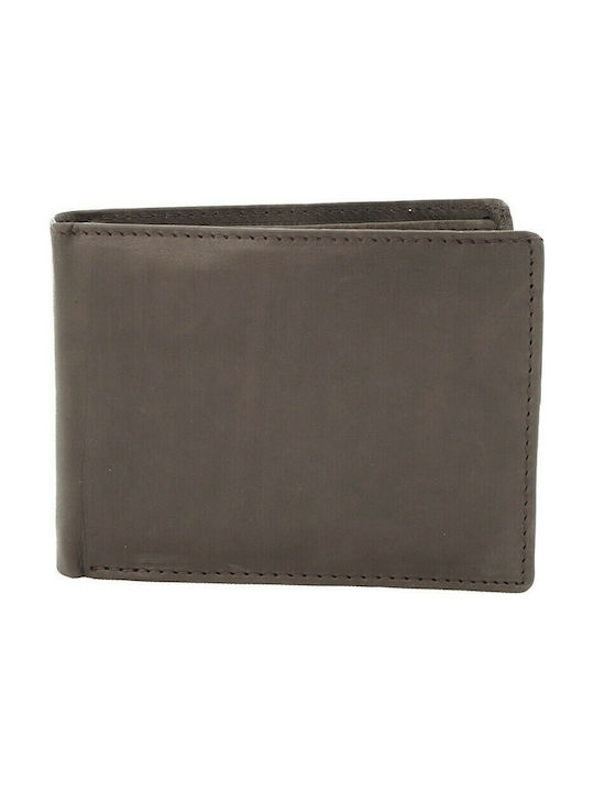 Ginis CG 59 Men's Leather Wallet Brown
