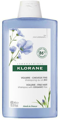 Klorane Linum Shampoos Volume for Fragile, Αντι-Θραύση Hair 400ml