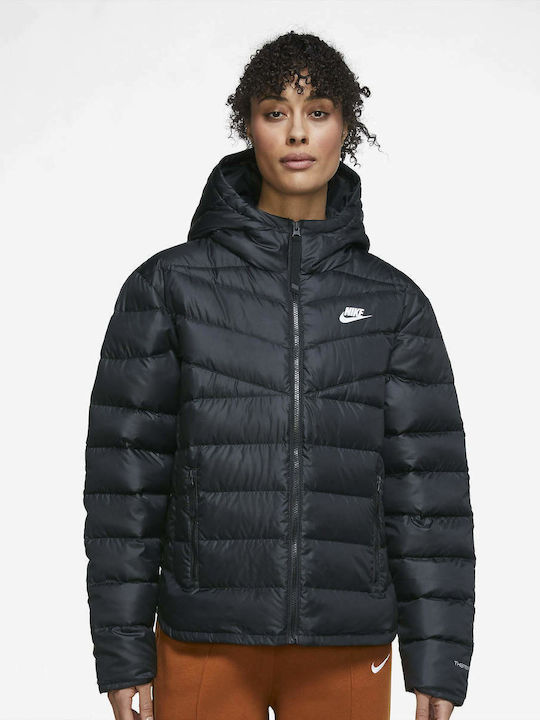 Nike Κοντό Γυναικείο Puffer Μπουφάν για Χειμώνα...