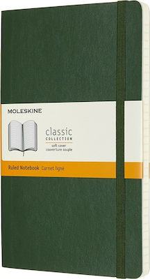 Moleskine Myrtle Caiet Cu dungi cu Elastic Verde