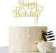 Happy Birthday Διακοσμητικό για Τούρτα