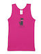 Minerva Love Cats Kids' Undershirt Tank Top Fuchsia