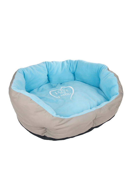 Flamingo Shabby Shic Καναπές Κρεβάτι Σκύλου Γαλάζιος 70x70εκ.