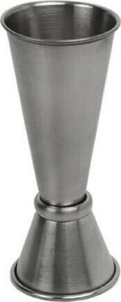 Karni Διπλή Μεζούρα Ποτών με Χωρητικότητα 25/50ml Inox