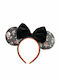Loungefly Детска Стека За Коса Mickey Minnie Halloween Vamp Witch AOP С Уши Многоцветна