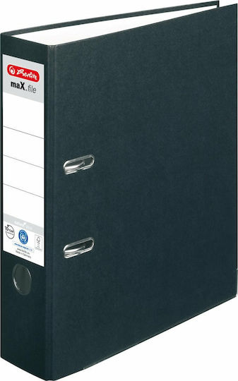 Herlitz Biblioraft 8/32 pentru Hârtie A4 cu 2 Rings Inele Negru Secretary 1buc