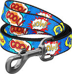 WauDog Dog Leash/Lead Strap WOW Medium 2cm in Blue color 1.22m 31-209