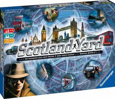 Ravensburger Επιτραπέζιο Παιχνίδι Scotland Yard Mister X για 2-6 Παίκτες 8+ Ετών