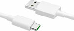 Realme DL129 USB 2.0 Cable USB-C male - USB-A male 65W White 1m (2180947)