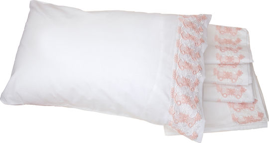 Viopros Νο 10 Σετ Νυφικά Σεντόνια Υπέρδιπλα 4τμχ 240x265cm