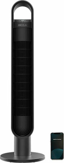 Cecotec Energy Silence 9190 Skyline Ionic Connected Ventilator Tip Turn 60W Cu Telecomandă Negru