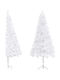 Christmas Wall White Tree with Metallic Base H240cm