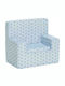 Armchair Universo with Armrests Blue 91953-01 46x35x43cm