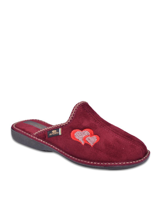 Spesita Papuci de Damă de Iarnă Burgundy