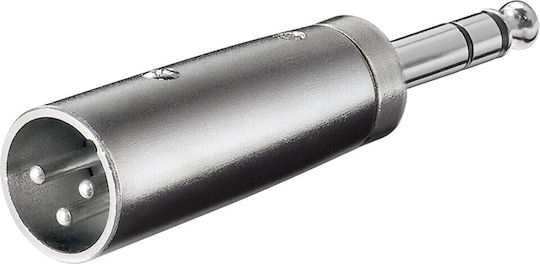 Goobay Konverter 6.3mm männlich zu XLR männlich Silber 1Stück 27515