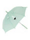 Trixie Kids Curved Handle Umbrella Mr Polar Bear with Diameter 70cm Light Blue