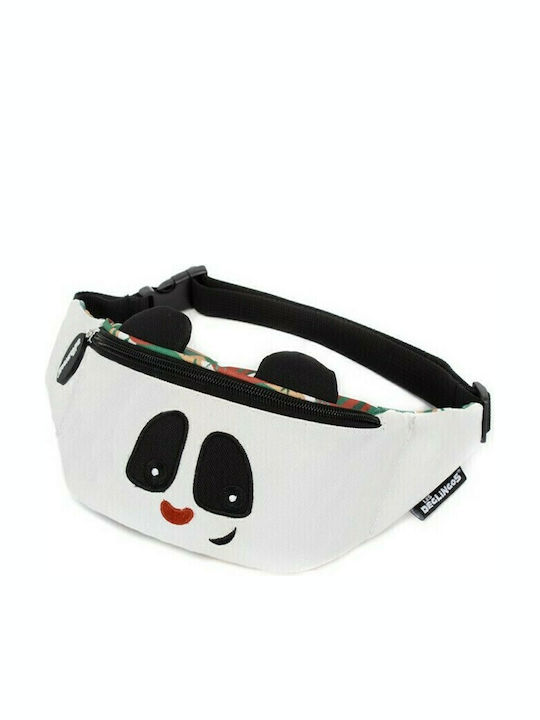 Les Deglingos Panda Kids Waist Bag White 34.5cmx5cmx10cmcm