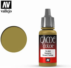 Acrylicos Vallejo Spiel Wüsten Gelbe 18ml