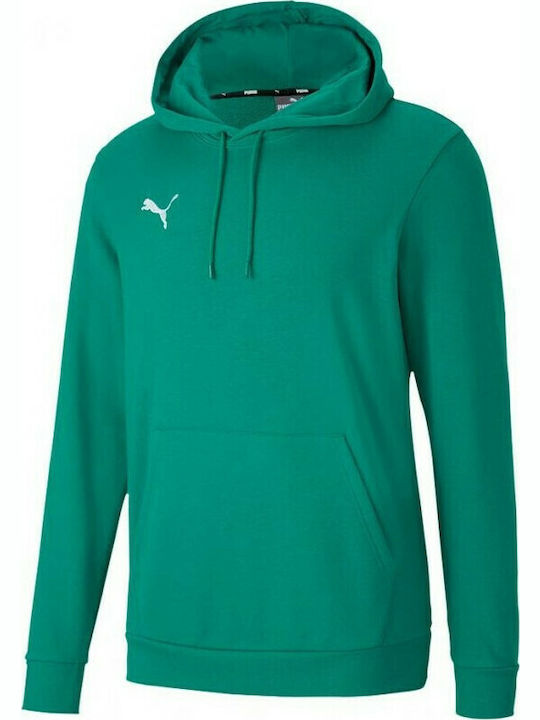 PUMA Kids Sweatshirt with Hood and Pockets Green