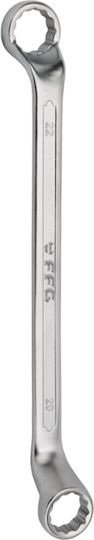 FFG Doppelter Polygon-Schlüssel Gebogen Größe 25x28mm