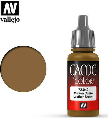 Acrylicos Vallejo Game Culoare Modelism Leather Brown 17ml 72.040