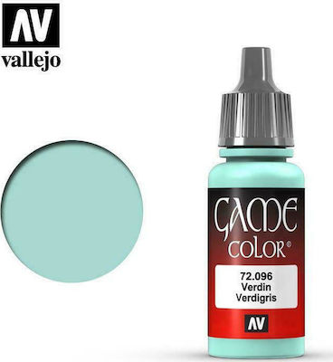 Acrylicos Vallejo Game Modellbau Farbe Verdigris 17ml 72.096