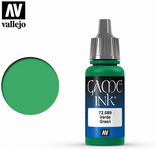 Acrylicos Vallejo Game Ink Culoare Modelism Green 18ml