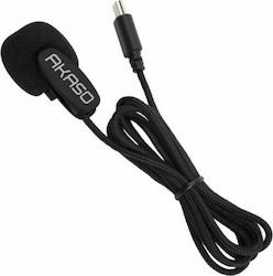 Akaso External 0391 Ενσύρματο Μικρόφωνο Πέτου, Clip On Akaso External 0391 Ενσύρματο Μικρόφωνο Πέτου, Clip On