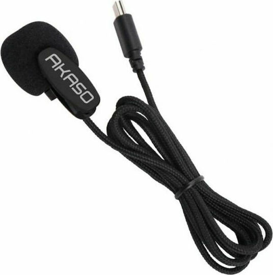 Akaso External 0391 Mikrofon USB Πέτου, Clip On für Kamera