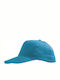 Sol's Kids' Hat Jockey Fabric Sunny Turquoise
