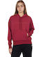 Women's Sweatshirt Hooded Burgundy