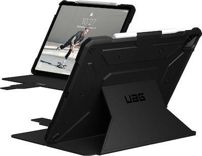 UAG Metropolis Flip Cover Piele artificială / Plastic Rezistentă Negru (iPad Pro 2021 12.9") 122946114040