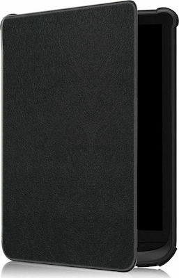 Tech-Protect Smartcase Pocketbook Flip Cover Synthetic Leather Black Color/Touch Lux 4/5/HD 3