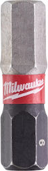 Milwaukee Σετ 2 Μύτες Κατσαβιδιού Allen Shockwave