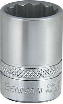 Benman Socket Phillips with Square Drive 1/4" Diameter 25mm