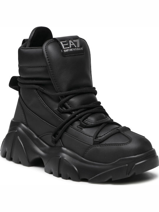 Emporio Armani Μποτάκια Μαύρα