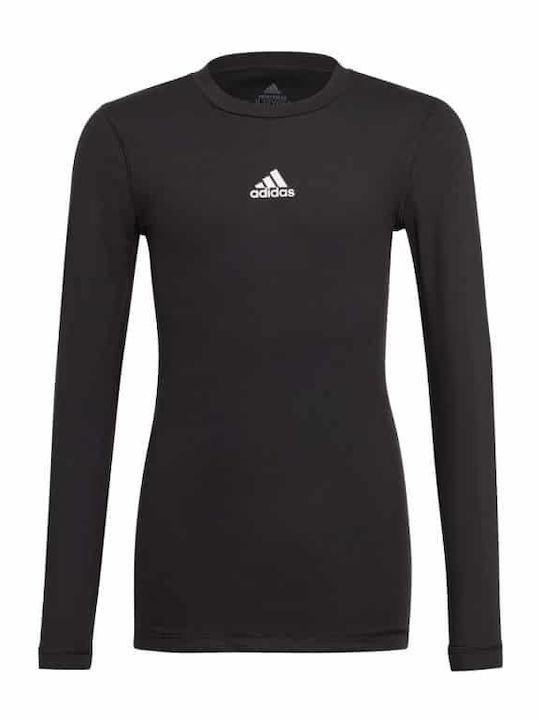 adidas Детска блуза Черна Techfit
