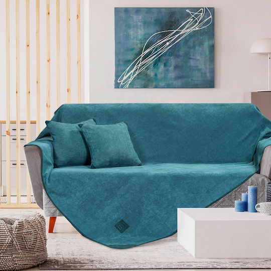 Beauty Home Decke Für Dreisitzer-Sofa 180x300cm Petrol Blau 8406TŘI Beauty Home Decke Für Dreisitzer-Sofa 180x300cm Petrol Blau 8406TŘI