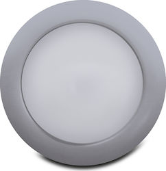 Arapidis Round Metallic Recessed Spot with Socket E27 Gray 80x80cm. 1pcs Arapidis Round Metallic Recessed Spot with Socket E27 Gray 80x80cm. 1pcs