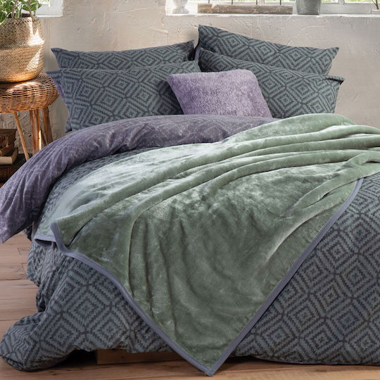 Nef-Nef Homeware Loft Super-Queen 220x240cm Burgundische Decke