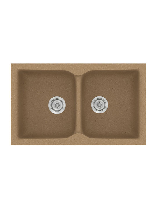 Sanitec Classic Undermount Sink Synthetic Grani...