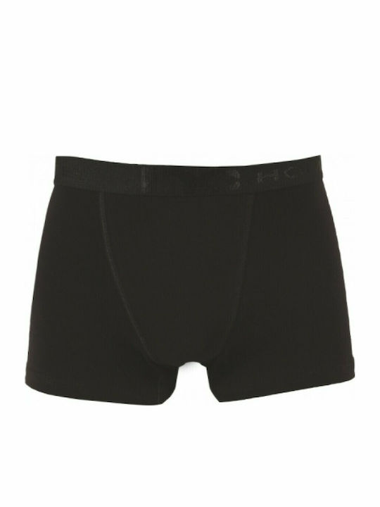 Boxer men's Nina club 411 with external elastic black-black