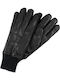 Alpha Industries Men's Leather Gloves Black B3
