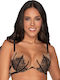 Luna Tattoo Push Up Bra Underwire Beige