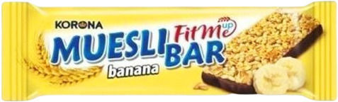 Korona-M Muesli Fit Me Up Cereal Bar With Banana 50gr