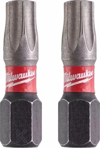 Milwaukee Σετ 2 Μύτες Κατσαβιδιού Torx / Αστέρι Torx Shockwave
