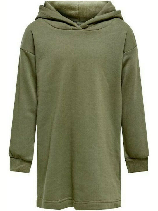 Kids Only Sweatshirt Kids Dress Long Sleeve Khaki