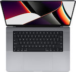 Apple MacBook Pro 16" (2021) (M1-Pro 10-core/16GB/1TB SSD/Retina Display) Space Gray (GR Keyboard)