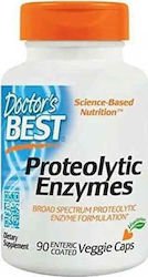 Doctor's Best Протеолитични ензими 90 растителни капсули